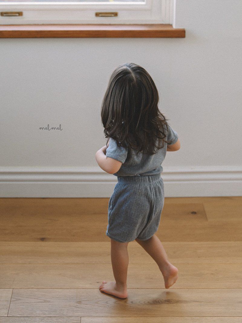 Melmel - Korean Children Fashion - #discoveringself - Eyelet Set-up Junior - 4
