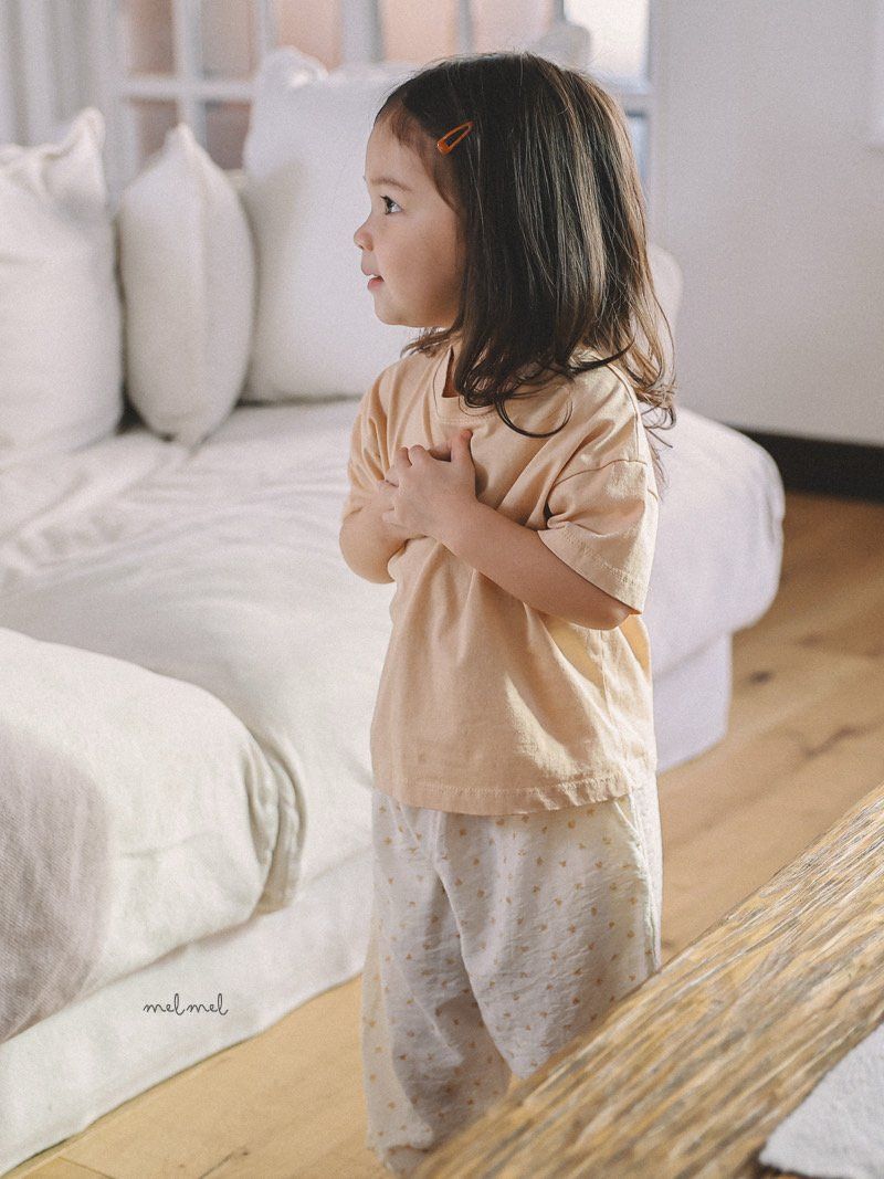 Melmel - Korean Children Fashion - #fashionkids - Flower Summer Pants Junior - 3