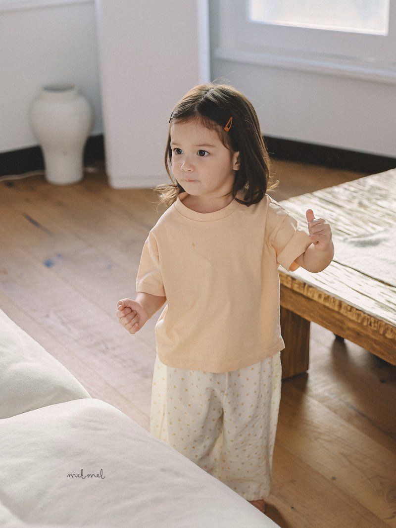 Melmel - Korean Children Fashion - #fashionkids - Flower Summer Pants Junior - 4