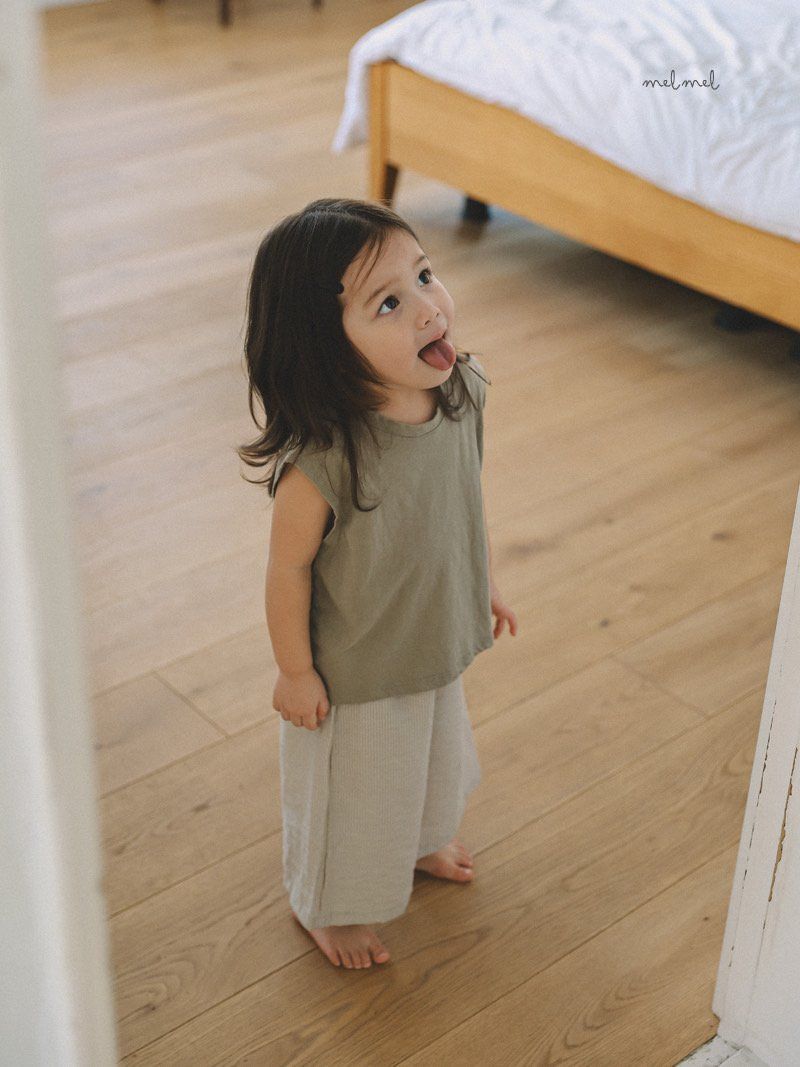 Melmel - Korean Children Fashion - #kidsshorts - Stripe Pants Junior - 4