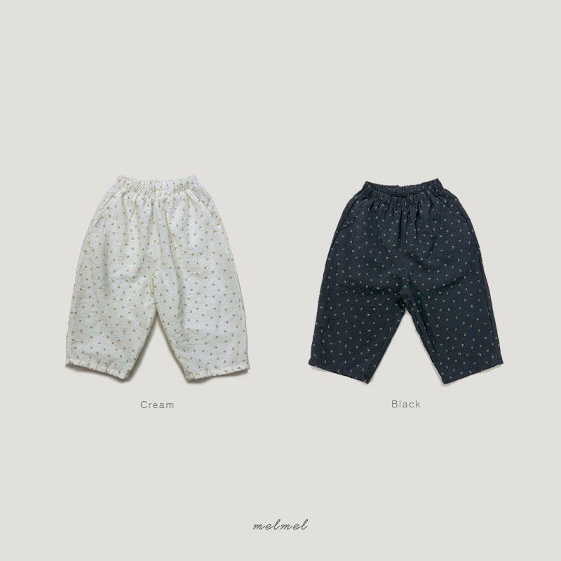 Melmel - Korean Children Fashion - #kidzfashiontrend - Flower Summer Pants Junior - 6
