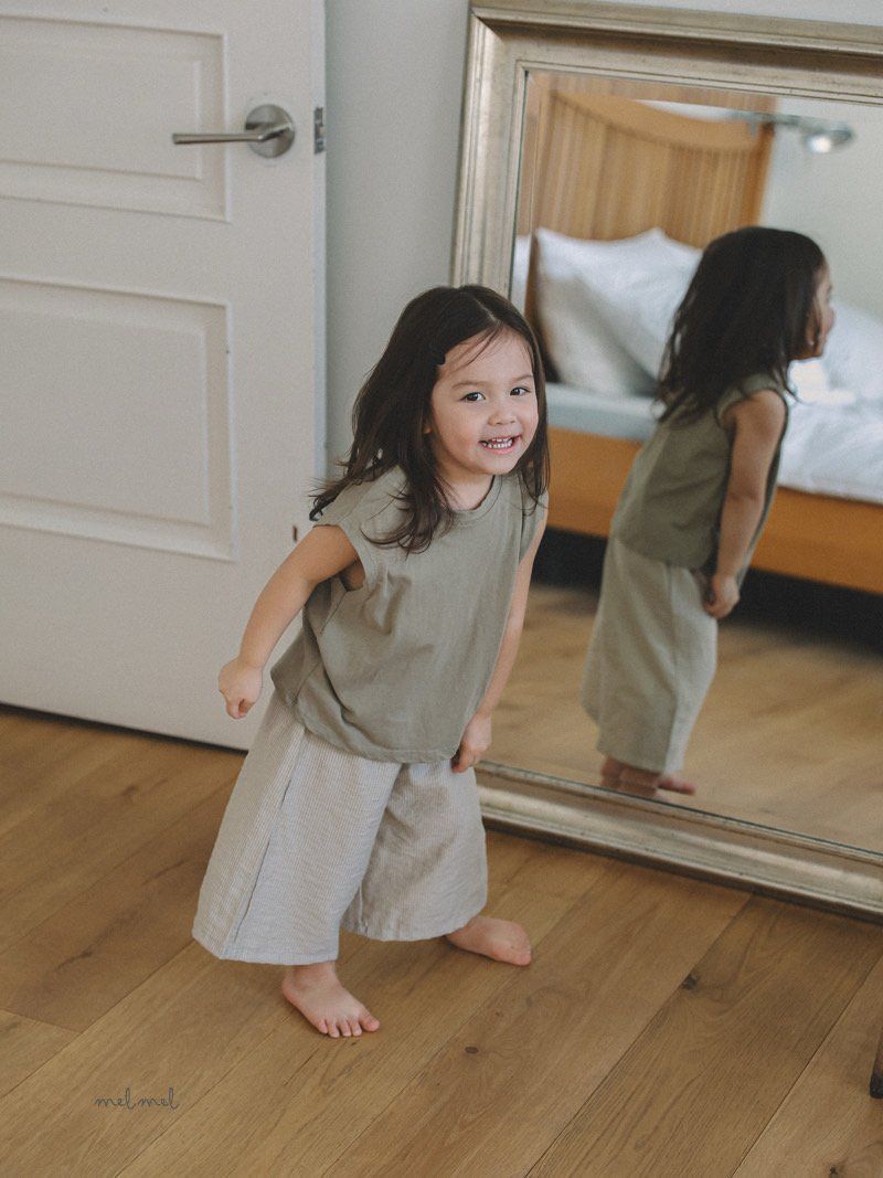Melmel - Korean Children Fashion - #kidzfashiontrend - Stripe Pants Junior - 5