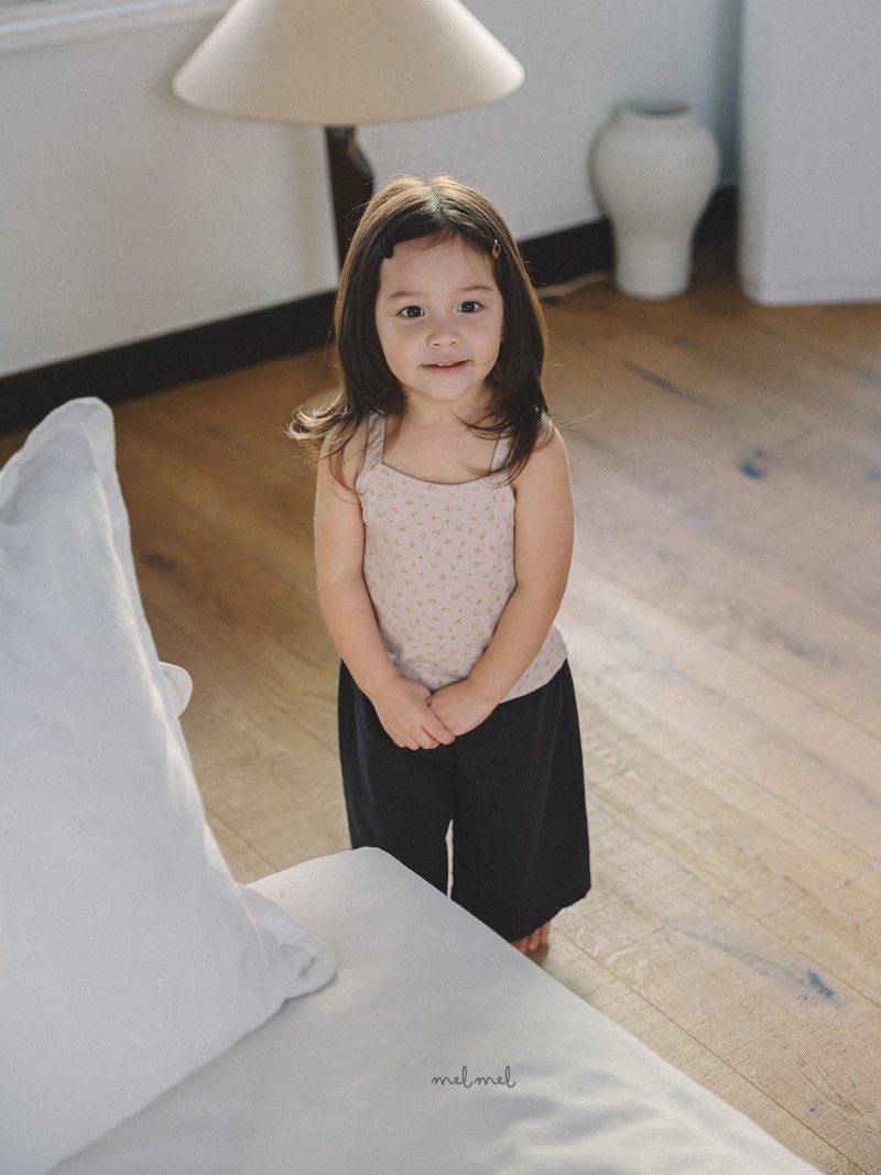Melmel - Korean Children Fashion - #littlefashionista - Flower Tank Top