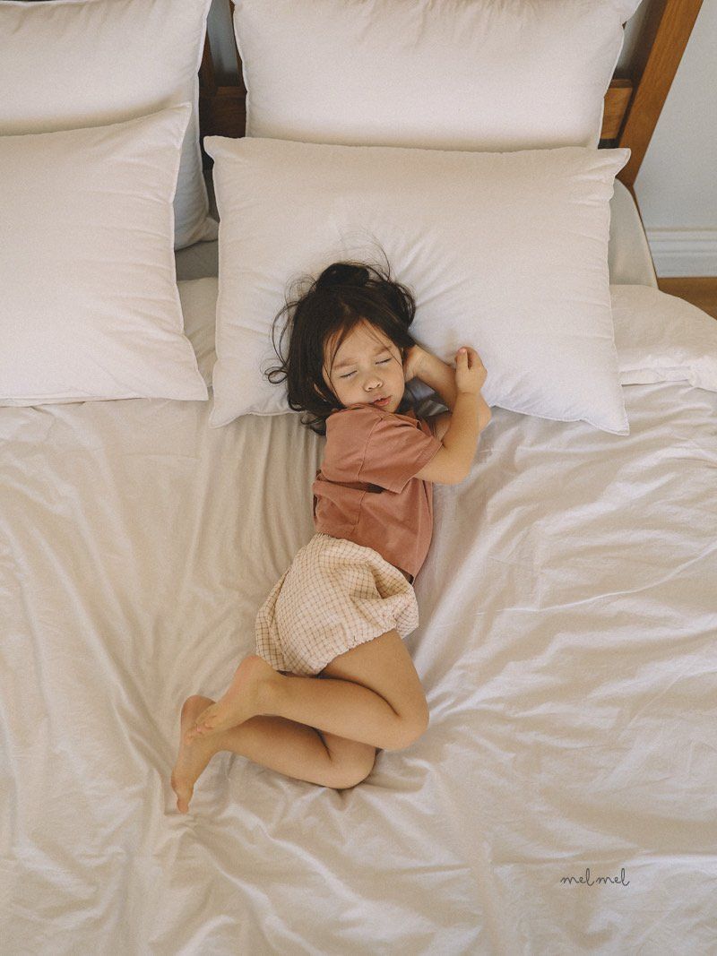 Melmel - Korean Children Fashion - #littlefashionista - Washed Short Sleeve Tee - 11