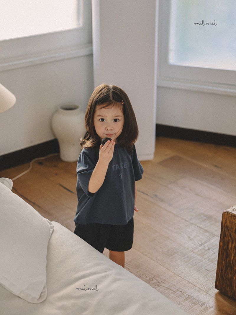 Melmel - Korean Children Fashion - #littlefashionista - Pintuck Denim Shorts - 8