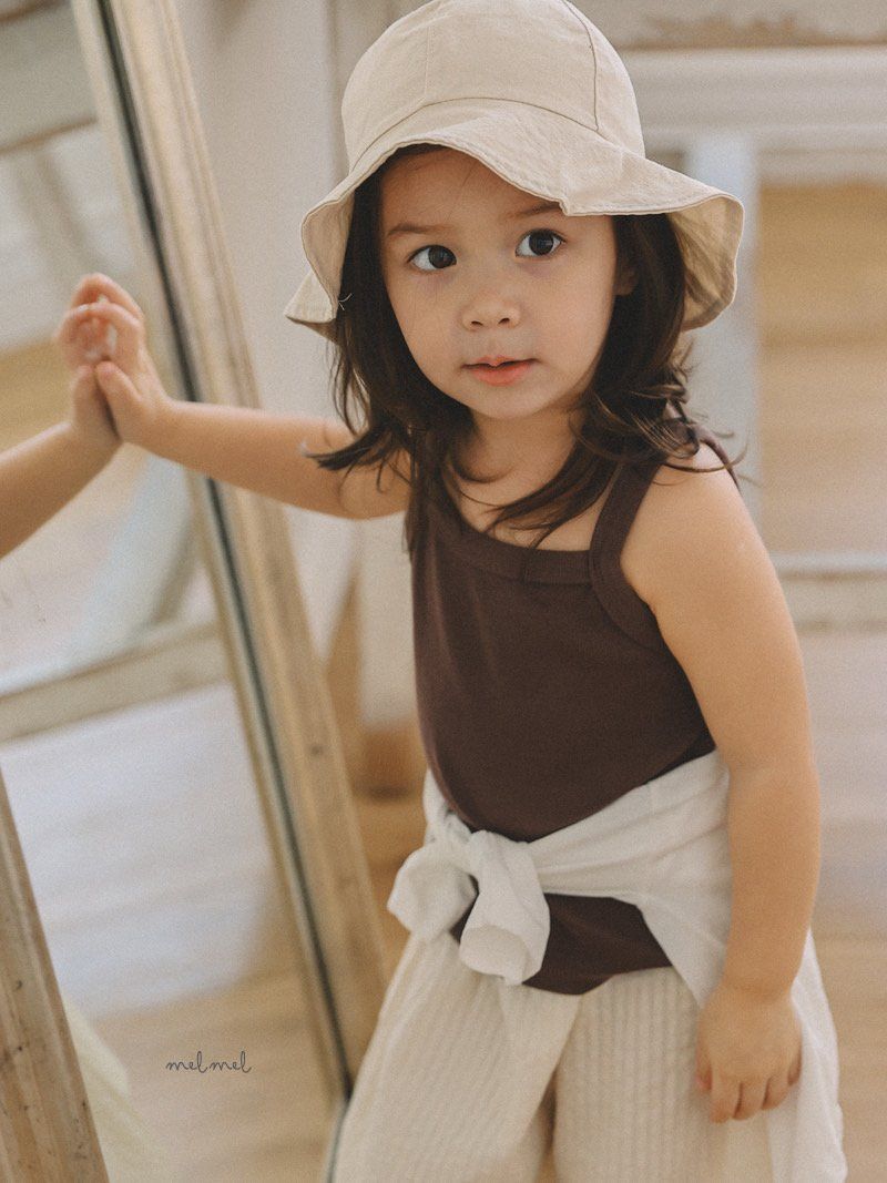 Melmel - Korean Children Fashion - #littlefashionista - Plain Tank Top - 7