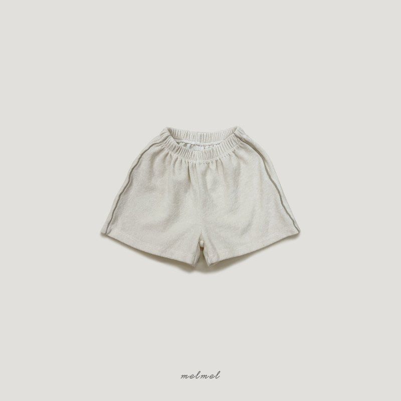 Melmel - Korean Children Fashion - #prettylittlegirls - Terry Line Shorts - 9