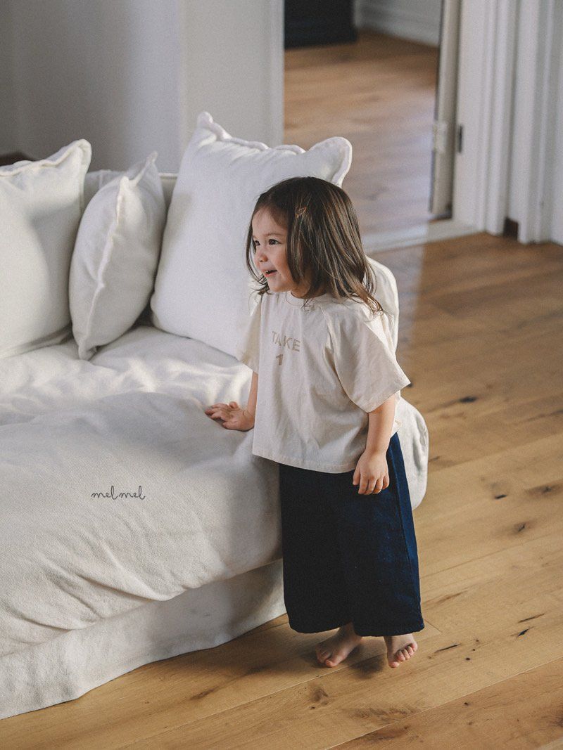 Melmel - Korean Children Fashion - #prettylittlegirls - Non-Fade Denim Pants - 3