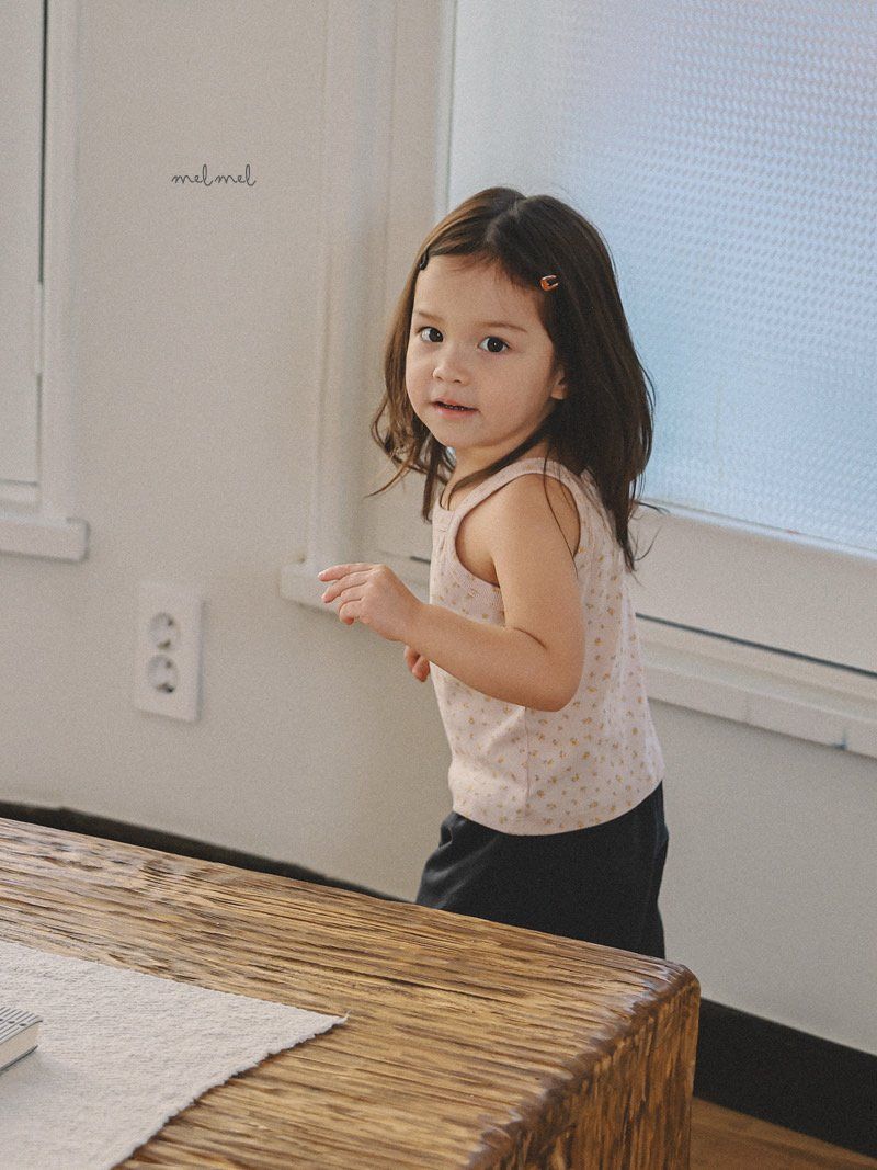 Melmel - Korean Children Fashion - #todddlerfashion - Flower Tank Top - 5