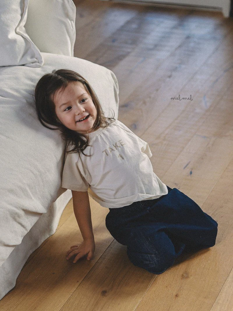 Melmel - Korean Children Fashion - #toddlerclothing - TAKE Short Sleeve Tee - 8
