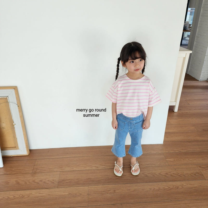 Merry Go Round - Korean Children Fashion - #Kfashion4kids - Stripe Tee - 11