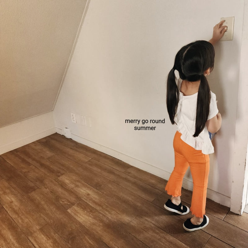 Merry Go Round - Korean Children Fashion - #Kfashion4kids - Summer Jelly Bootcut Pants - 3