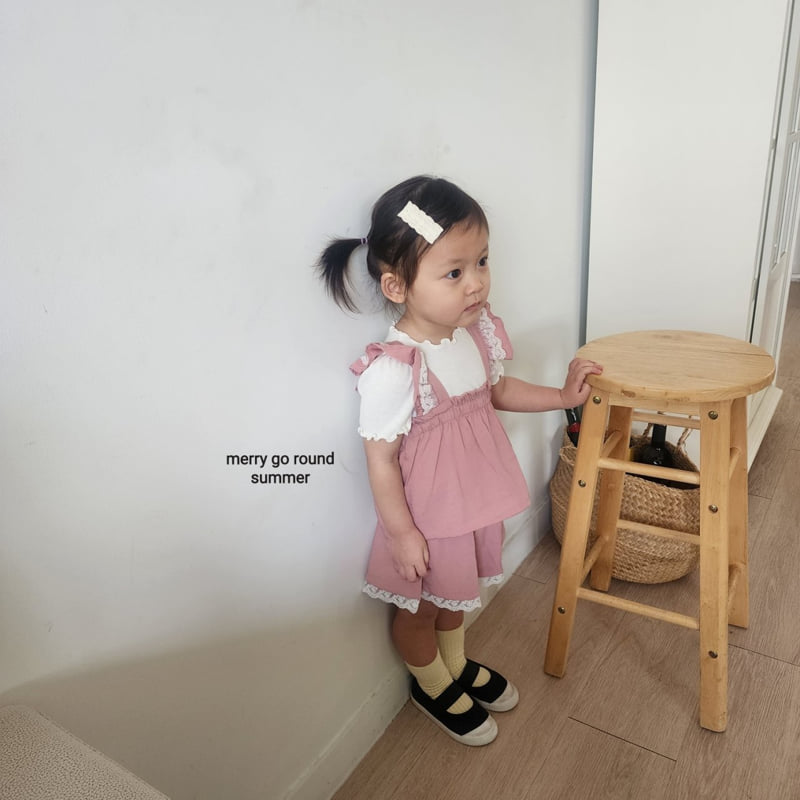 Merry Go Round - Korean Children Fashion - #childofig - Cool Peach Set - 2