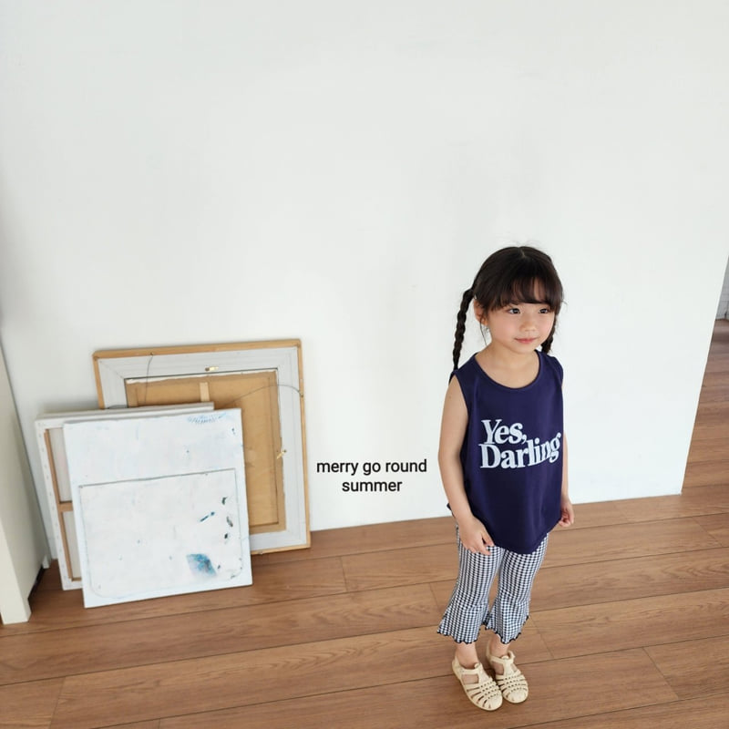 Merry Go Round - Korean Children Fashion - #childofig - Summer Jelly Bootcut Pants - 9