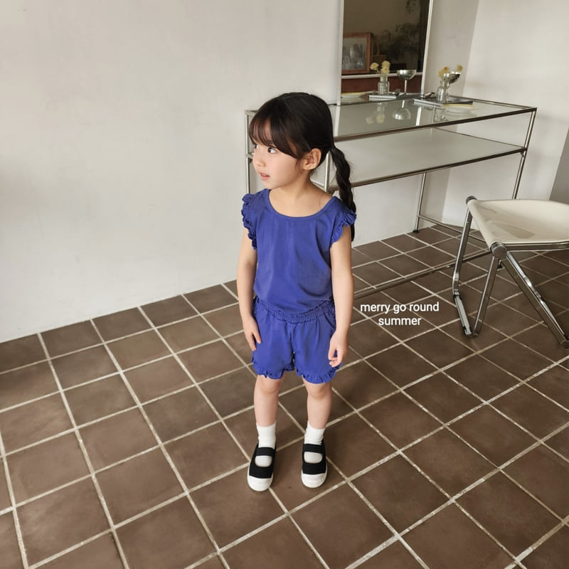 Merry Go Round - Korean Children Fashion - #childofig - Cotton Frill Set - 5