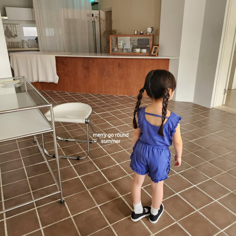 Merry Go Round - Korean Children Fashion - #childofig - Cotton Frill Set - 6