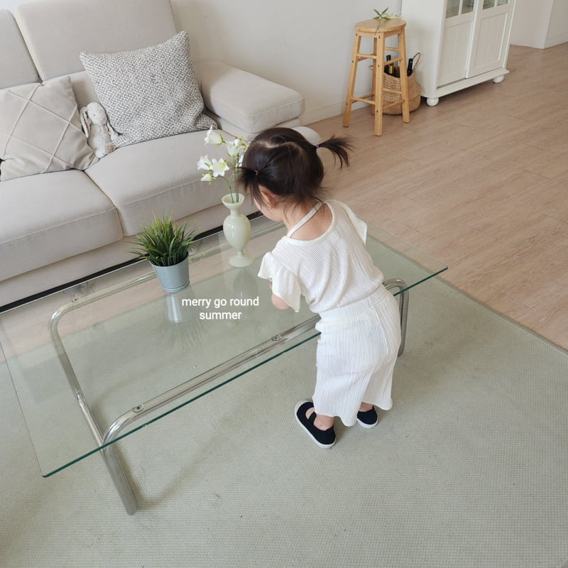 Merry Go Round - Korean Children Fashion - #childrensboutique - Frill Pleated Set - 11