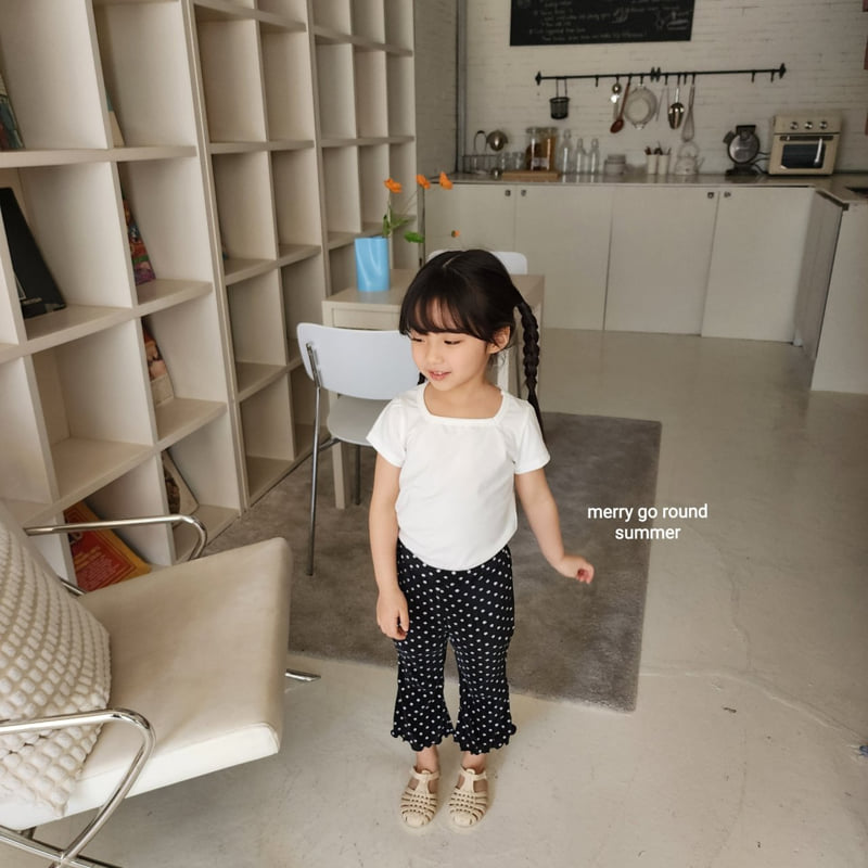 Merry Go Round - Korean Children Fashion - #designkidswear - Summer Jelly Bootcut Pants - 11