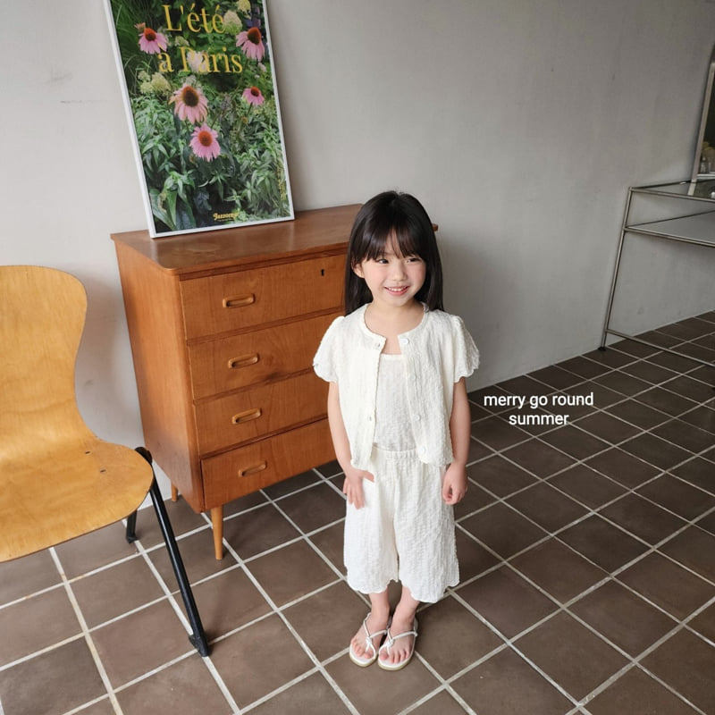 Merry Go Round - Korean Children Fashion - #designkidswear - Cardigan Set - 10