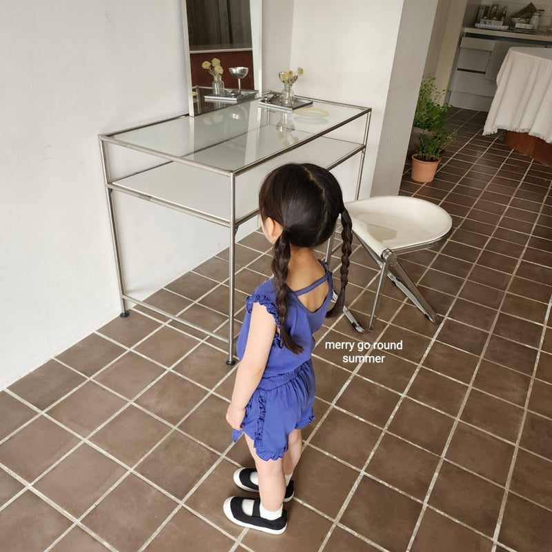 Merry Go Round - Korean Children Fashion - #designkidswear - Cotton Frill Set - 8