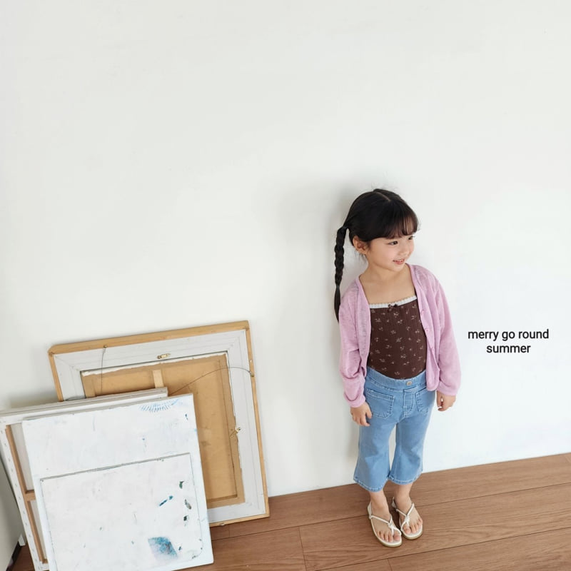 Merry Go Round - Korean Children Fashion - #designkidswear - Floral Sleeveless - 11