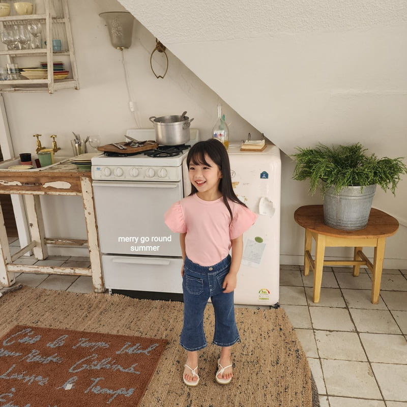 Merry Go Round - Korean Children Fashion - #discoveringself - Candy Frill Tee - 7