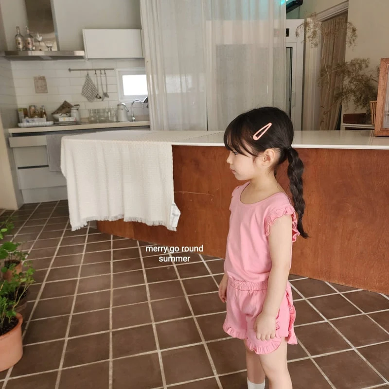 Merry Go Round - Korean Children Fashion - #discoveringself - Cotton Frill Set - 9