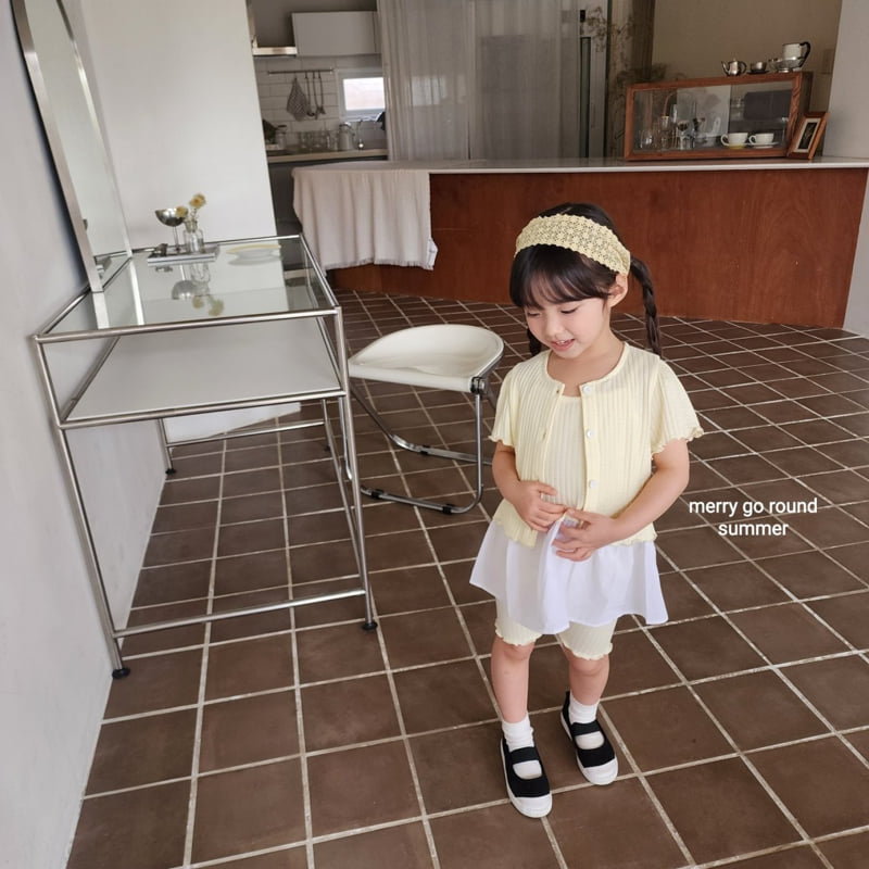 Merry Go Round - Korean Children Fashion - #discoveringself - Vanilla Set - 2