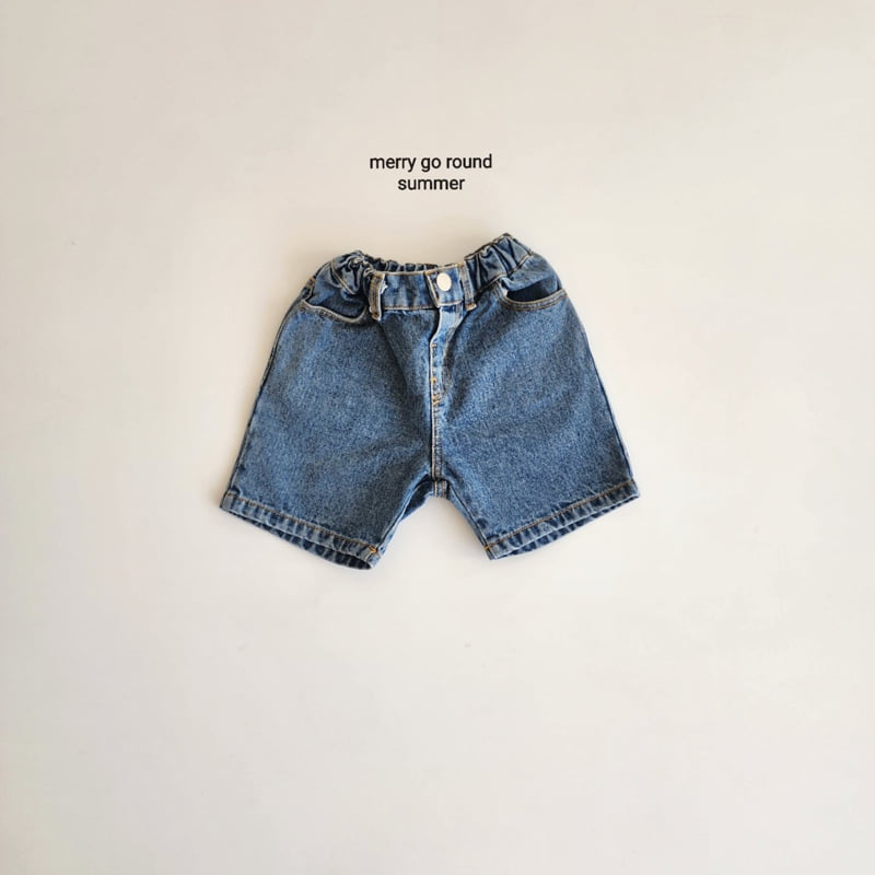 Merry Go Round - Korean Children Fashion - #discoveringself - Denim Shorts