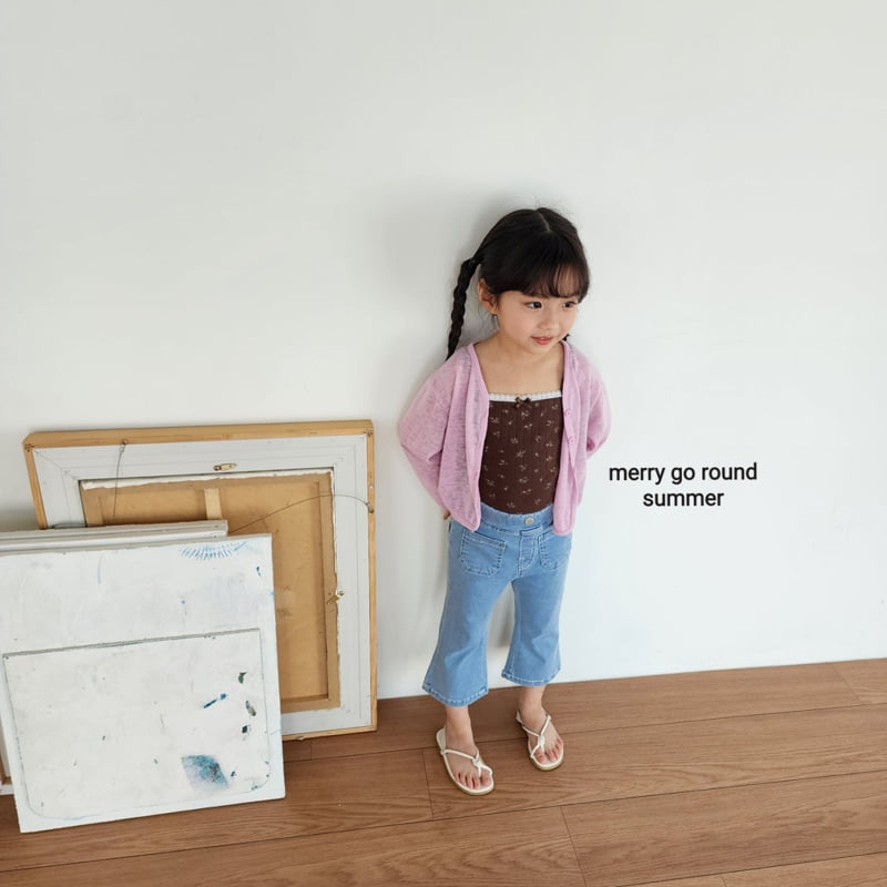Merry Go Round - Korean Children Fashion - #discoveringself - Floral Sleeveless - 12