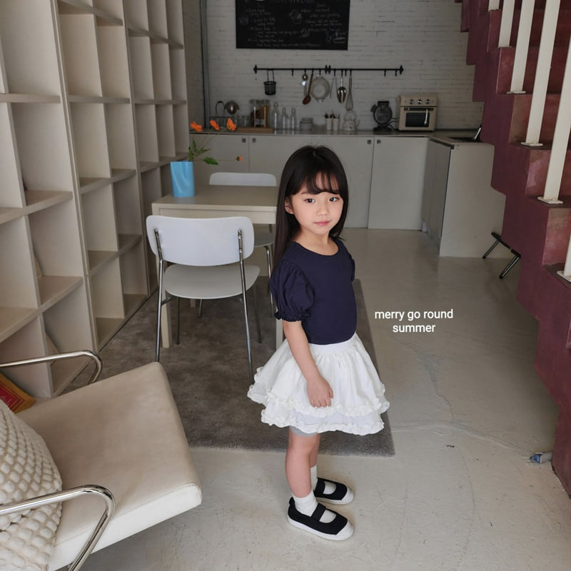Merry Go Round - Korean Children Fashion - #discoveringself - Petite Skirt Shorts - 7