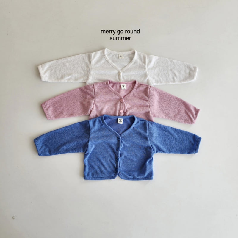 Merry Go Round - Korean Children Fashion - #discoveringself - Slub Cardigan