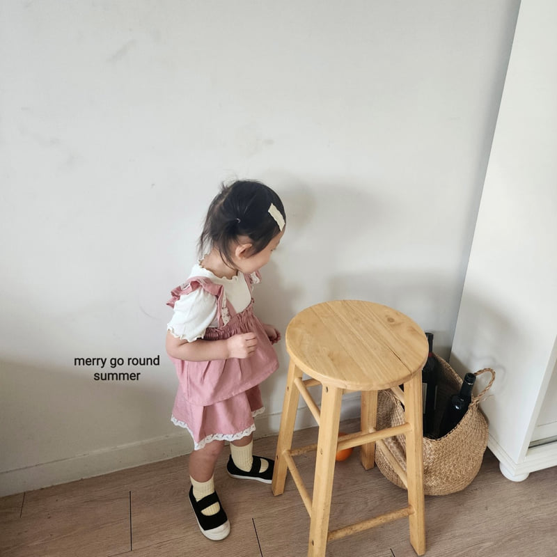 Merry Go Round - Korean Children Fashion - #fashionkids - Cool Peach Set - 6