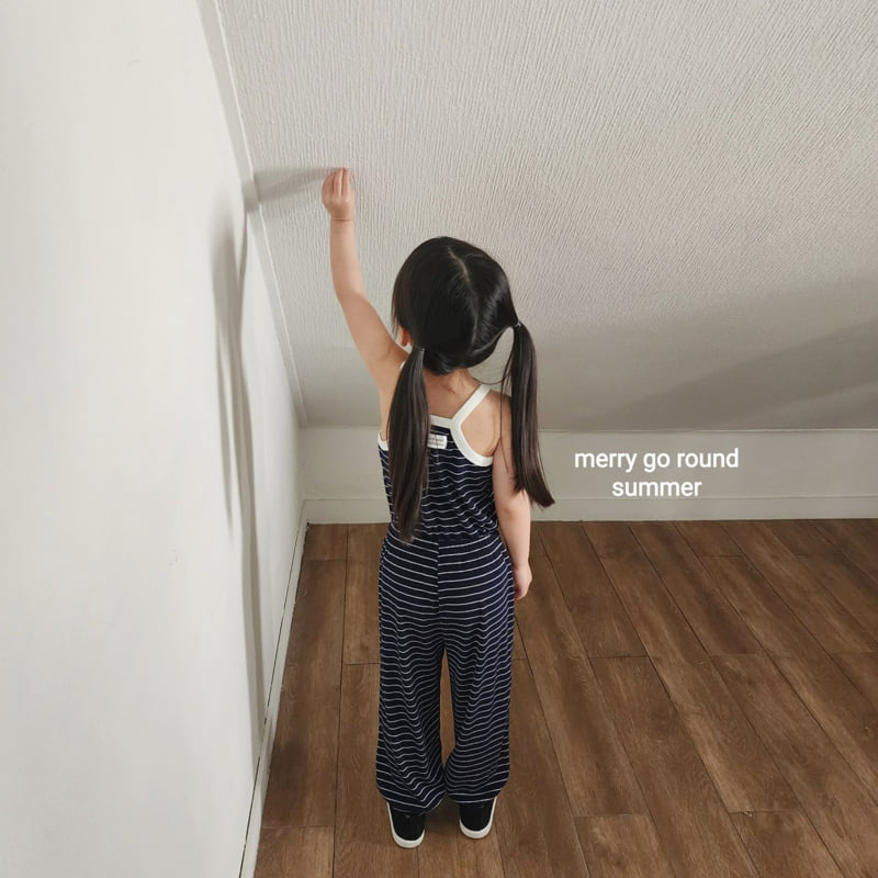 Merry Go Round - Korean Children Fashion - #fashionkids - Striped Jogger Pants Set - 7