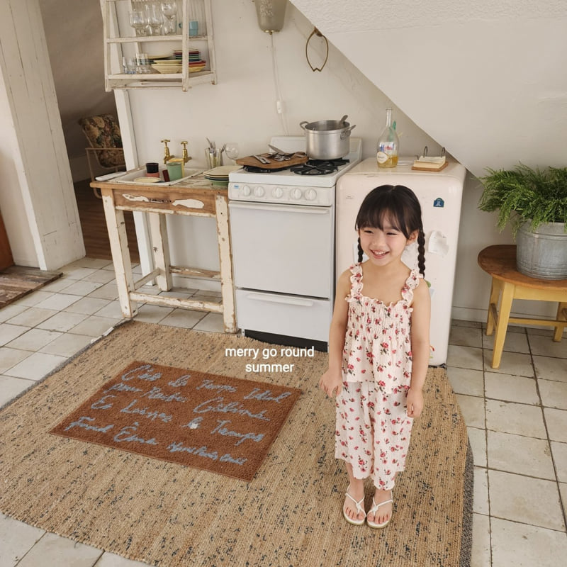 Merry Go Round - Korean Children Fashion - #discoveringself - Shirred Set - 4