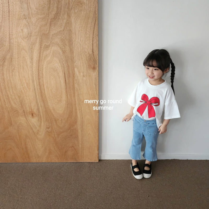 Merry Go Round - Korean Children Fashion - #fashionkids - Summer Pocket Bootcut Pants - 12
