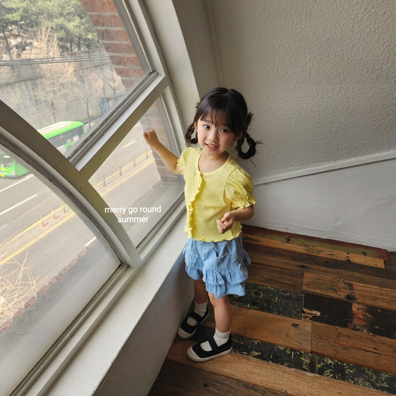 Merry Go Round - Korean Children Fashion - #kidsstore - Candy Cardigan Set