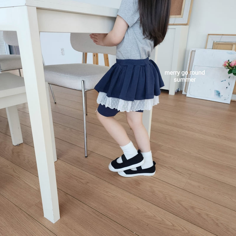 Merry Go Round - Korean Children Fashion - #kidsstore - Petite Skirt Shorts - 10