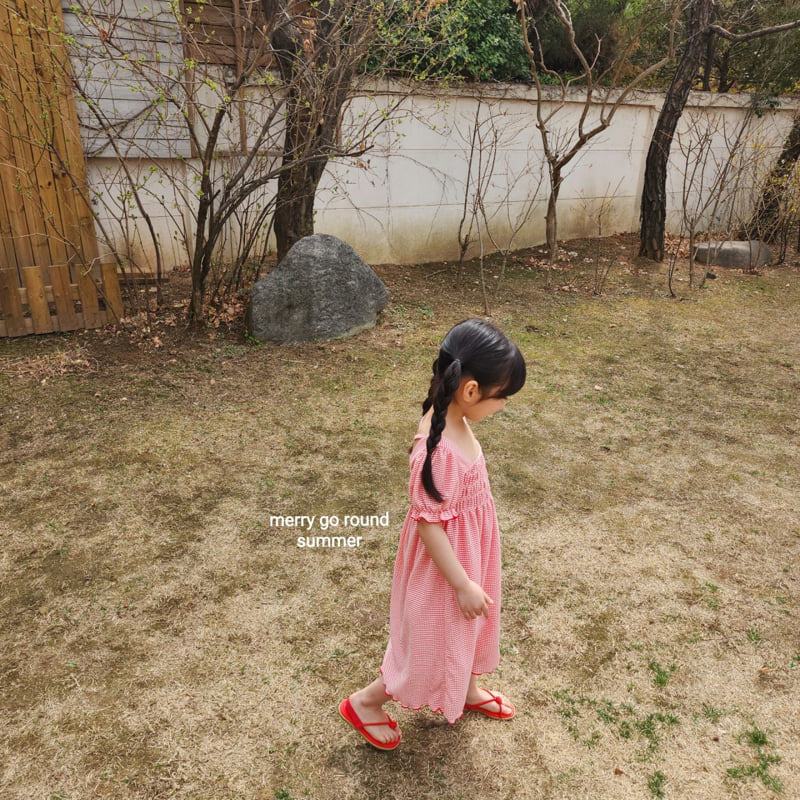 Merry Go Round - Korean Children Fashion - #kidsstore - Puff Shirred One-piece - 6