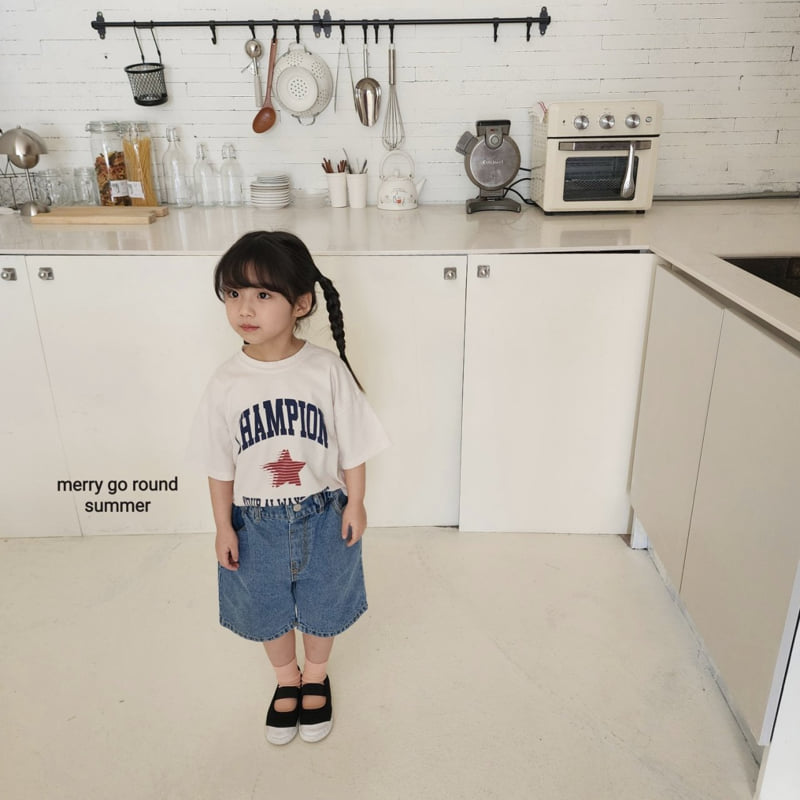 Merry Go Round - Korean Children Fashion - #kidzfashiontrend - Champion Tee - 8