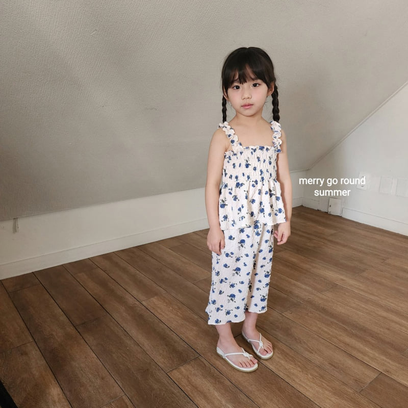 Merry Go Round - Korean Children Fashion - #kidzfashiontrend - Shirred Set - 7