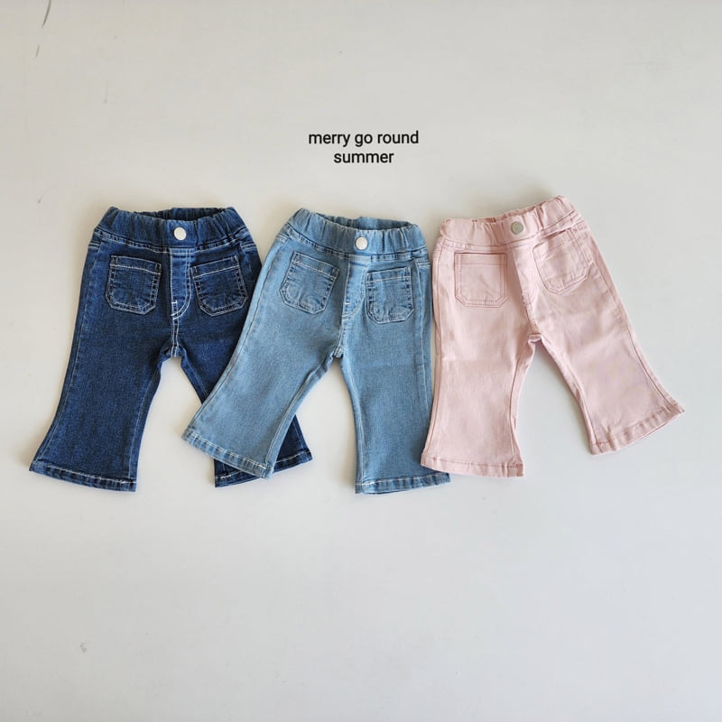 Merry Go Round - Korean Children Fashion - #kidzfashiontrend - Summer Pocket Bootcut Pants
