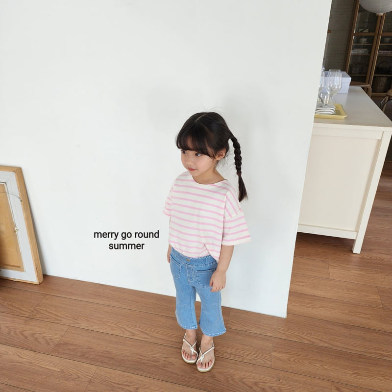 Merry Go Round - Korean Children Fashion - #littlefashionista - Stripe Tee - 12