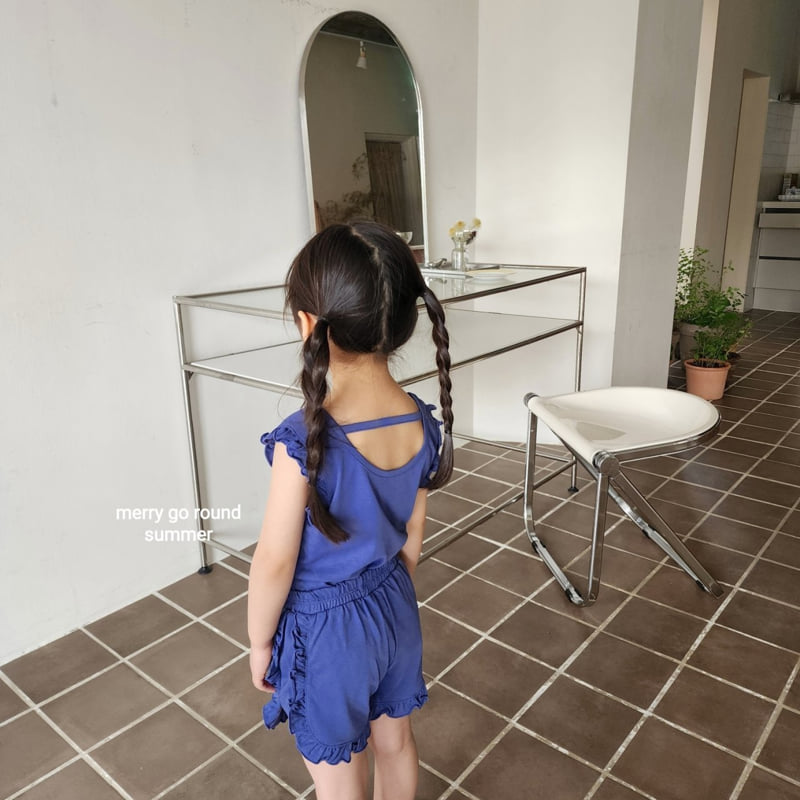 Merry Go Round - Korean Children Fashion - #littlefashionista - Cotton Frill Set