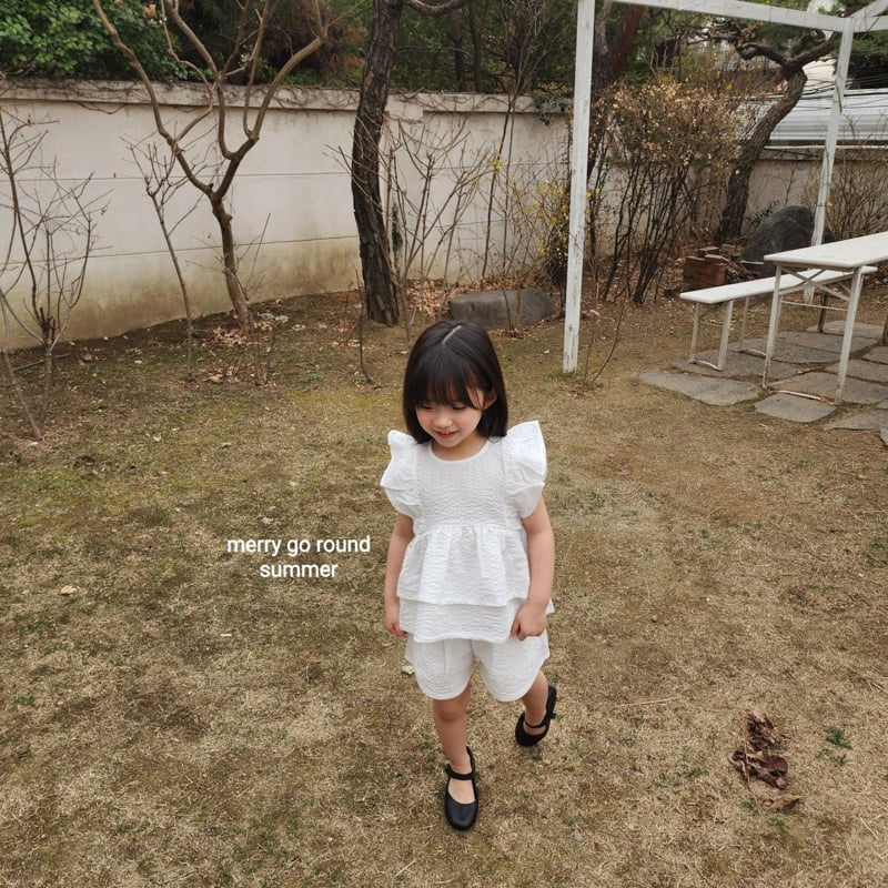Merry Go Round - Korean Children Fashion - #magicofchildhood - Frill Blouse Set - 10