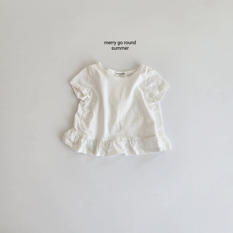 Merry Go Round - Korean Children Fashion - #magicofchildhood - Frill Long Tee - 11