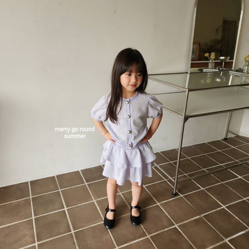 Merry Go Round - Korean Children Fashion - #minifashionista - Coco Cardigan Set - 7