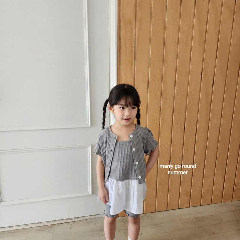 Merry Go Round - Korean Children Fashion - #minifashionista - Vanilla Set - 10