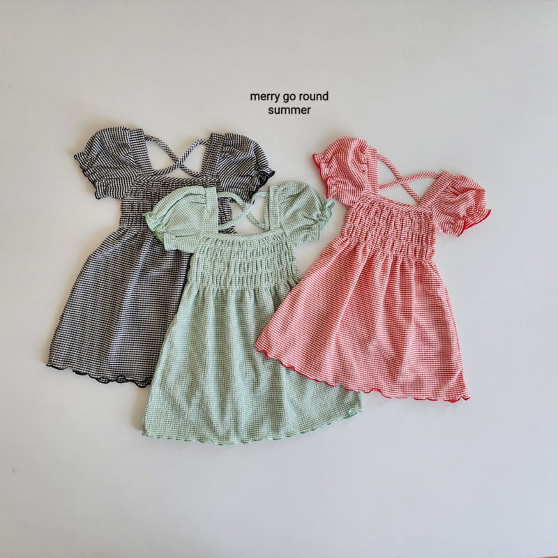 Merry Go Round - Korean Children Fashion - #prettylittlegirls - Puff Shirred One-piece - 12