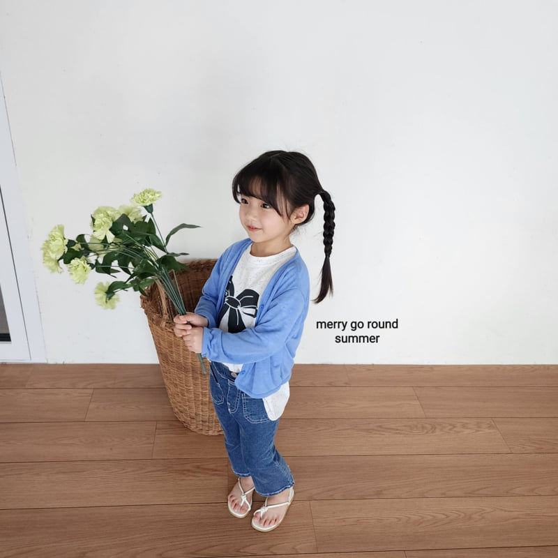 Merry Go Round - Korean Children Fashion - #prettylittlegirls - Slub Cardigan - 10